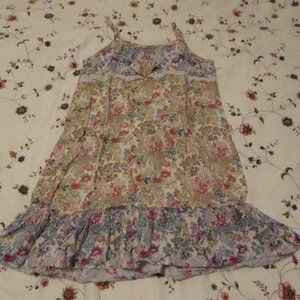 Little Miss Sleeveless Paisley Summer Dress for Little Girls